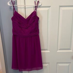 Lauren Ralph Lauren Fuchsia Wedding Dress